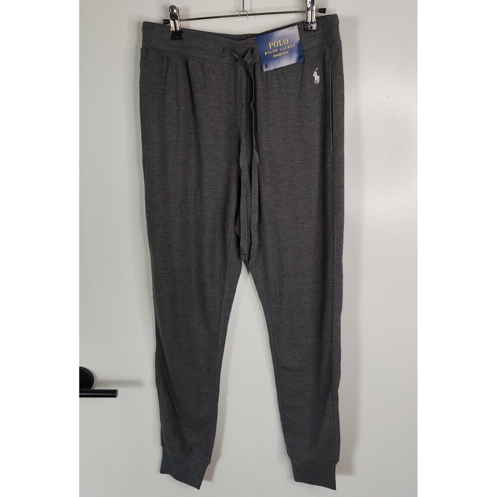 Polo Ralph Lauren Lounge Jogger Pants Mens Medium Sleepwear Heather Gray NWT